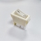 Biały podświetlany LED przełącznik kołyskowy, R4, 33x15mm, ON-OFF,15A 125V