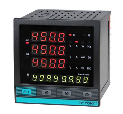 Wyświetlacz LCD 3-fazowy miernik mocy Protokół RS485 Modbus RTU
