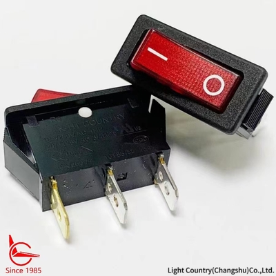 Dobrą jakość ON-OFF R4 Rocker Switch z czerwonym światłem 33 * 15mm 16A 250V UL VDE
