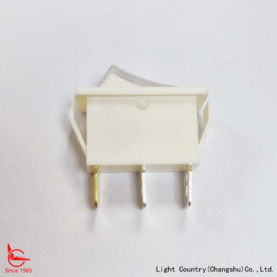 Wysokiej jakości biały LED oświetlony przełącznik rocker, R4, 33x15mm, ON-OFF, 20A 125V